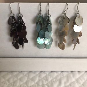 3 Pairs of Beaded Earrings
